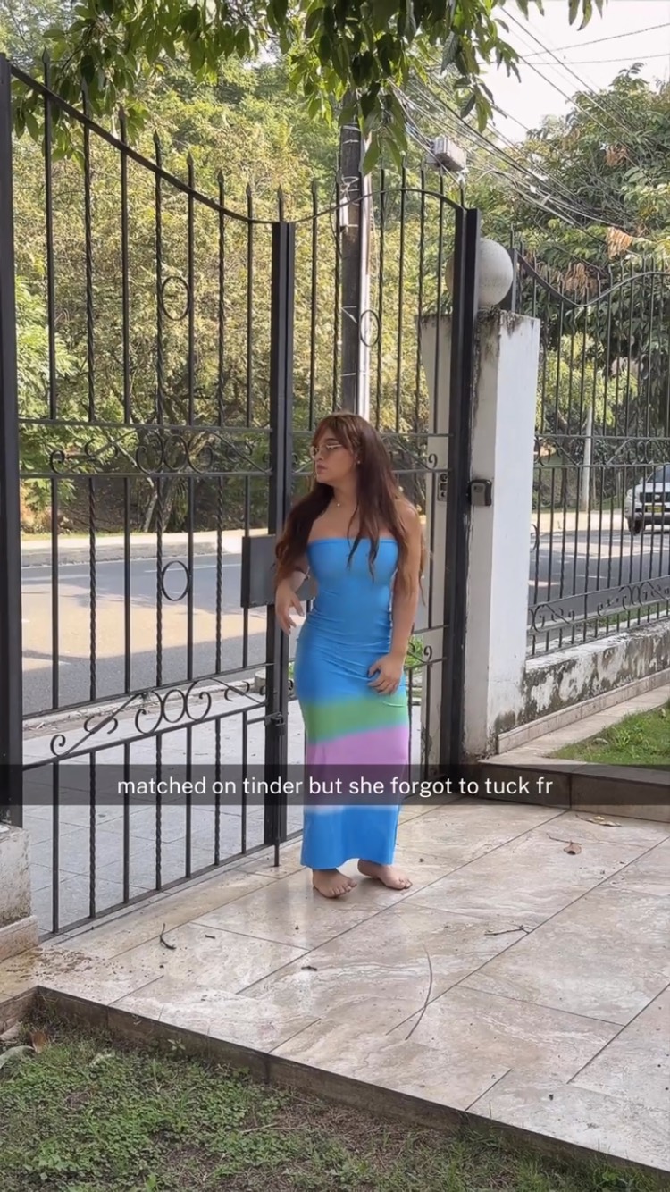 POV: The Tinder match came with an unexpected surprise😂